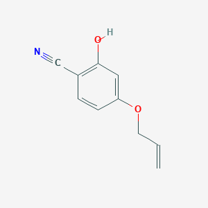 molecular formula C10H9NO2 B13001214 4-(Allyloxy)-2-hydroxybenzonitrile 