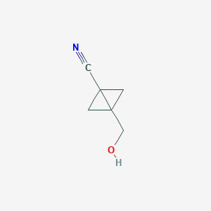 3-(Hydroxymethyl)bicyclo[1.1.0]butane-1-carbonitrile