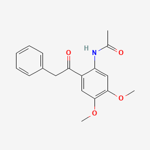 N-(4,5-Dimethoxy-2-phenylacetyl-phenyl)-acetamide