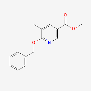 Methyl 6-(benzyloxy)-5-methylnicotinate