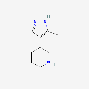 3-(3-Methyl-1H-pyrazol-4-yl)piperidine