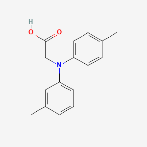 2-(m-Tolyl(p-tolyl)amino)acetic acid