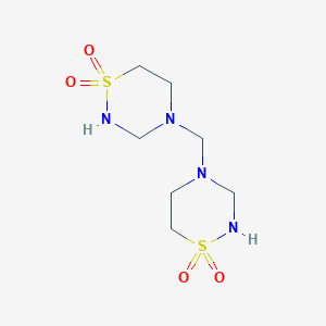 molecular formula C7H16N4O4S2 B130013 Taurolidine CAS No. 19388-87-5