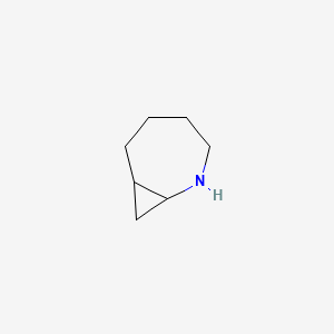 molecular formula C7H13N B13001303 2-Azabicyclo[5.1.0]octane 