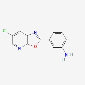 5-(6-Chlorooxazolo[5,4-b]pyridin-2-yl)-2-methylaniline