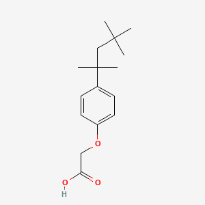 molecular formula C16H24O3 B1300137 [4-(1,1,3,3-Tetramethylbutyl)phenoxy]acetic acid CAS No. 13402-97-6