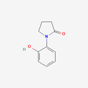 molecular formula C10H11NO2 B1300146 1-(2-Hydroxyphenyl)pyrrolidin-2-one CAS No. 19734-02-2
