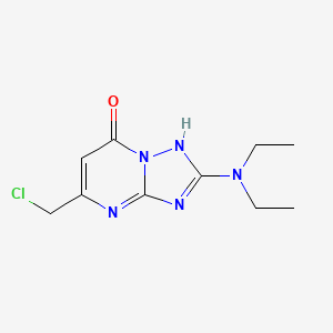 5-(Chloromethyl)-2-(diethylamino)-[1,2,4]triazolo[1,5-a]pyrimidin-7(4H)-one