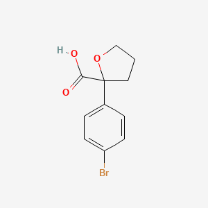 2-(4-Bromophenyl)oxolane-2-carboxylicacid