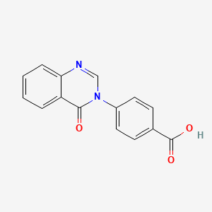 molecular formula C15H10N2O3 B1300153 4-(4-Oxoquinazolin-3(4h)-yl)benzoic acid CAS No. 94242-54-3