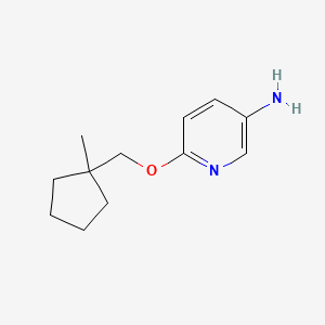 6-((1-Methylcyclopentyl)methoxy)pyridin-3-amine