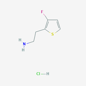 2-(3-Fluorothiophen-2-yl)ethan-1-amine hydrochloride