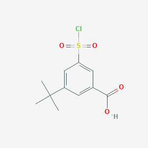 3-tert-Butyl-5-(chlorosulfonyl)benzoic acid