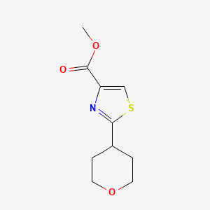 Methyl 2-(tetrahydro-2H-pyran-4-yl)thiazole-4-carboxylate