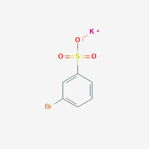 molecular formula C6H4BrKO3S B13001596 Potassium 3-bromobenzenesulfonate 