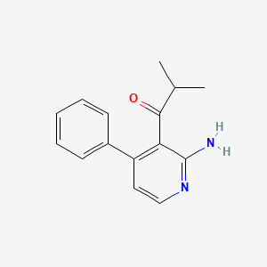 1-(2-Amino-4-phenylpyridin-3-yl)-2-methylpropan-1-one