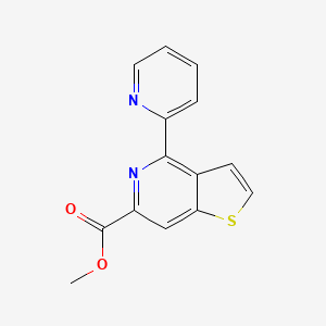 Methyl 4-(pyridin-2-yl)thieno[3,2-c]pyridine-6-carboxylate