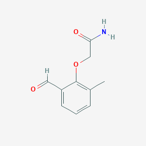 2-(2-Formyl-6-methylphenoxy)acetamide