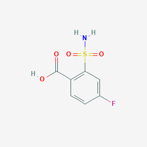 4-Fluoro-2-sulfamoylbenzoic acid