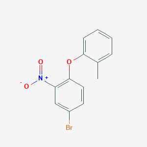 4-Bromo-2-nitro-1-(o-tolyloxy)benzene