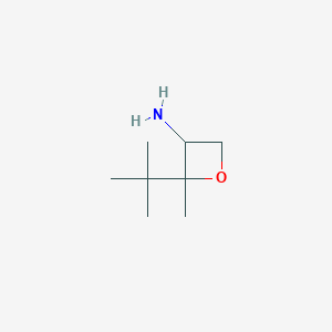 2-(tert-Butyl)-2-methyloxetan-3-amine