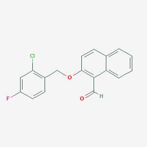 2-((2-Chloro-4-fluorobenzyl)oxy)-1-naphthaldehyde