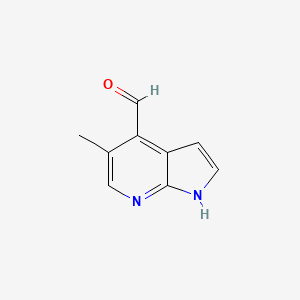 5-methyl-1H-pyrrolo[2,3-b]pyridine-4-carbaldehyde