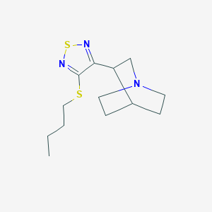 molecular formula C13H21N3S2 B130018 Vedaclidine CAS No. 141593-42-2
