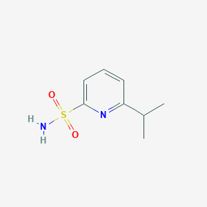 molecular formula C8H12N2O2S B13001812 6-Isopropylpyridine-2-sulfonamide 