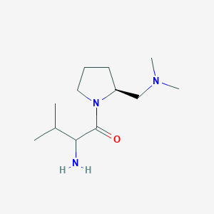 2-amino-1-[(2S)-2-[(dimethylamino)methyl]pyrrolidin-1-yl]-3-methylbutan-1-one