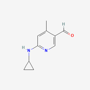 6-(Cyclopropylamino)-4-methylnicotinaldehyde