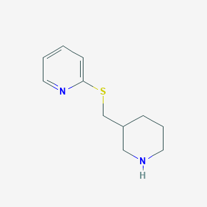 2-((Piperidin-3-ylmethyl)thio)pyridine