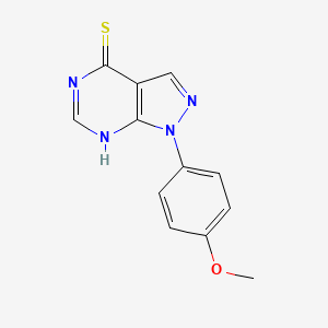 1-(4-Methoxyphenyl)-1H-pyrazolo[3,4-d]pyrimidine-4-thiol