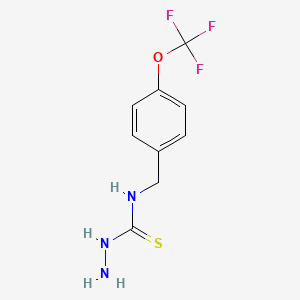 N-(4-(Trifluoromethoxy)benzyl)hydrazinecarbothioamide