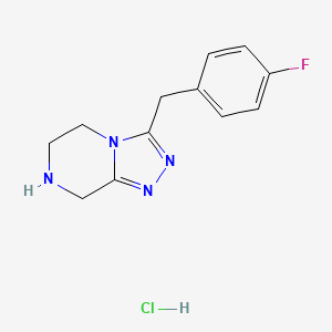 3-(4-Fluorobenzyl)-5,6,7,8-tetrahydro-[1,2,4]triazolo[4,3-a]pyrazine hydrochloride