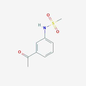 molecular formula C9H11NO3S B1300187 N-(3-乙酰基苯基)甲磺酰胺 CAS No. 2417-42-7