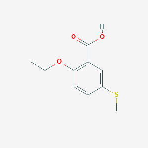 2-Ethoxy-5-(methylthio)benzoic acid