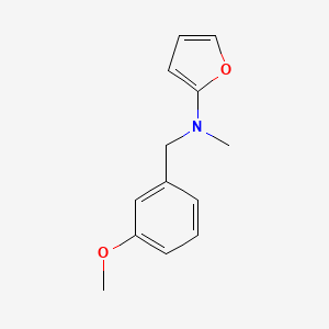 N-(3-Methoxybenzyl)-N-methylfuran-2-amine