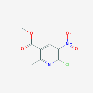 Methyl 6-chloro-2-methyl-5-nitronicotinate