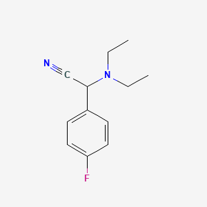 2-(Diethylamino)-2-(4-fluorophenyl)acetonitrile