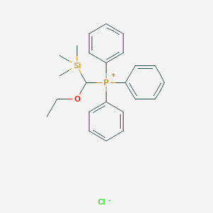 molecular formula C24H30ClOPSi B13002060 (Trimethylsilyl)ethoxymethyltriphenylphosphoniumchloride 