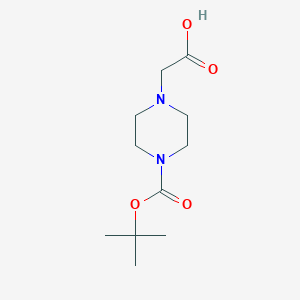 molecular formula C11H20N2O4 B130021 2-(4-(Tert-butoxycarbonyl)piperazin-1-yl)acetic acid CAS No. 156478-71-6