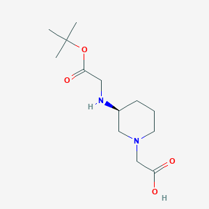 (S)-2-(3-((2-(tert-Butoxy)-2-oxoethyl)amino)piperidin-1-yl)aceticacid