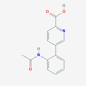 5-(2-Acetylaminophenyl)picolinic acid