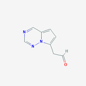 2-(Pyrrolo[2,1-f][1,2,4]triazin-7-yl)acetaldehyde