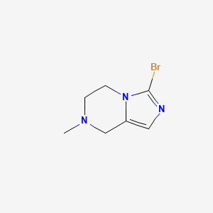 3-Bromo-7-methyl-5,6,7,8-tetrahydroimidazo[1,5-a]pyrazine