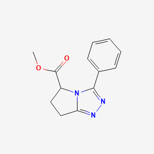 Methyl 3-phenyl-6,7-dihydro-5H-pyrrolo[2,1-c][1,2,4]triazole-5-carboxylate