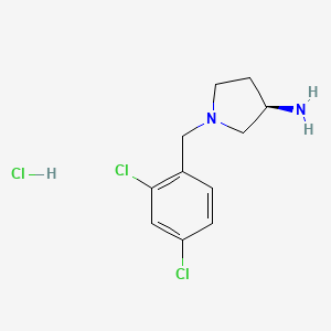 (R)-1-(2,4-Dichlorobenzyl)pyrrolidin-3-aminehydrochloride