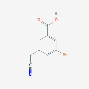 3-Bromo-5-(cyanomethyl)benzoic acid