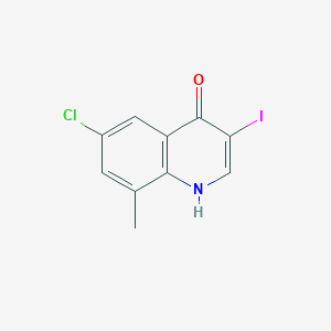 6-Chloro-3-iodo-8-methylquinolin-4(1H)-one